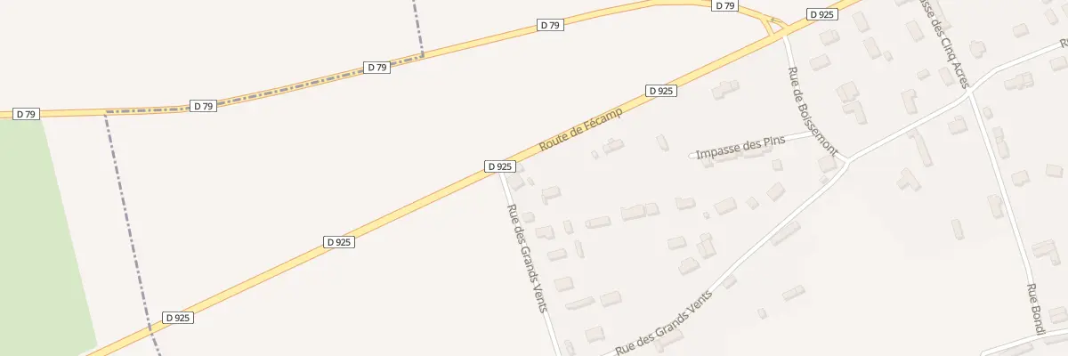 Plan du 2 Rue des Grands Vents à Sainte-Hélène-Bondeville