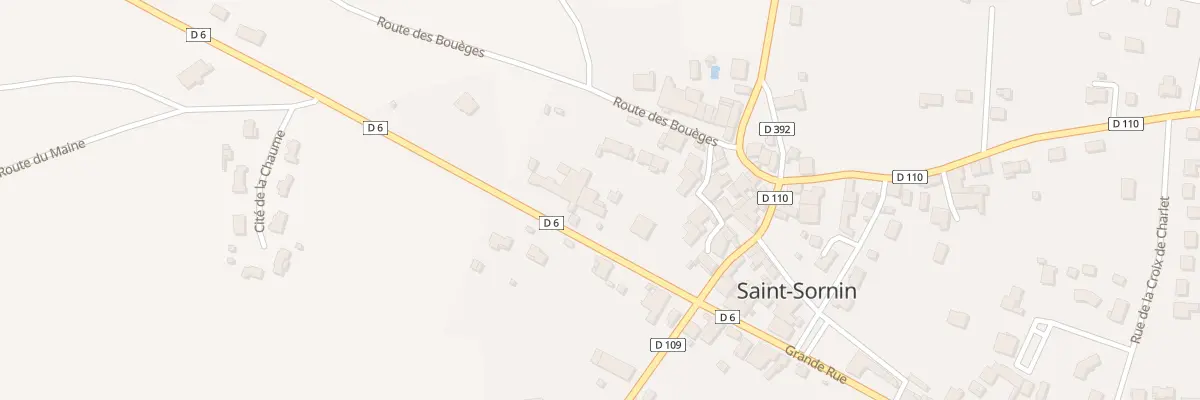 Plan du 42 Grande Rue à Saint-Sornin