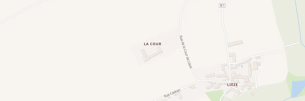 Plan du 10 La Cour à Chezelles