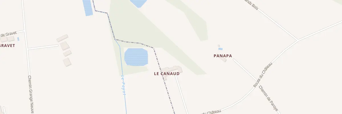 Plan du 46 La Canaud à Serres-et-Montguyard