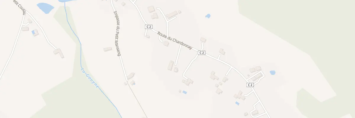 Plan du 1080 Rte du Chardonnay à Ginestet