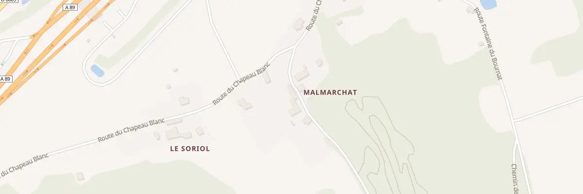 Plan du 170 Malmarchat à Sourzac