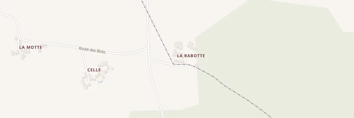 Plan du 1 La Rabotte à Saint-Gervais-les-Trois-Clochers