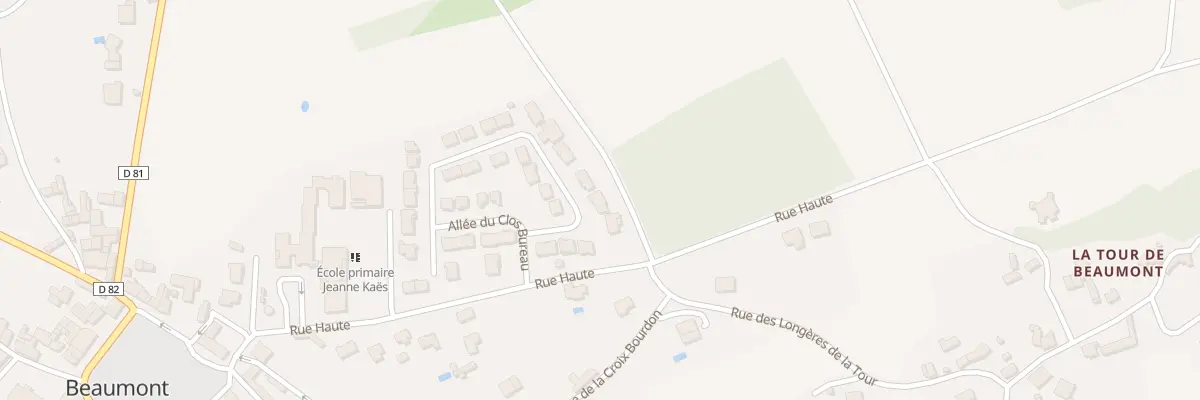 Plan du 18 All du Clos Bureau à Beaumont Saint-Cyr
