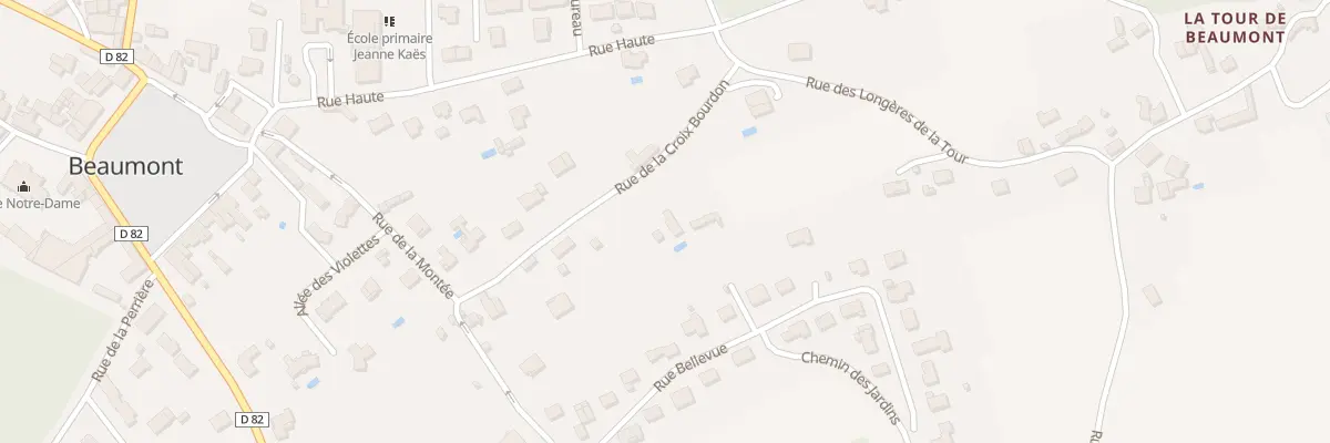 Plan du 1B Rue de la Croix Bourdon à Beaumont Saint-Cyr