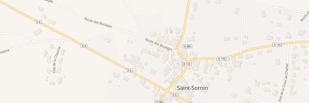 Plan du 3 Rte des Bouèges à Saint-Sornin