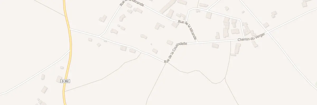 Plan du 241 Rue de la Courindelle à Marillac-le-Franc