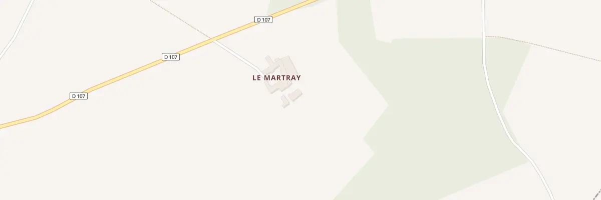 Plan du 111 Le Martray à Jaulnay
