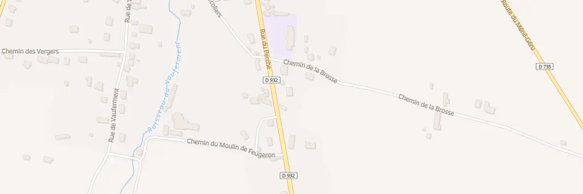 Plan du 21 Rue du Perche à Sainte-Gauburge-Sainte-Colombe