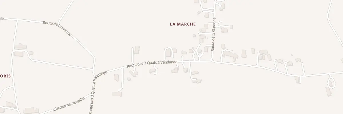 Plan du 68 Rte des Trois Quais A Vendange à Saint-Laurent-des-Vignes