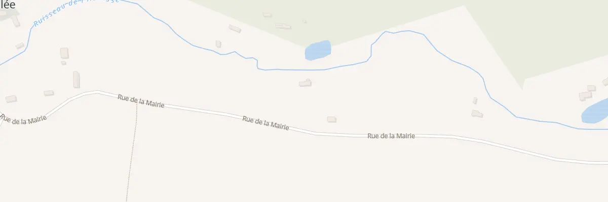 Plan du 11 Rue de la Mairie à Bailleul-la-Vallée