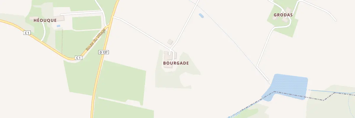 Plan du 92 Bourgade à Fieux
