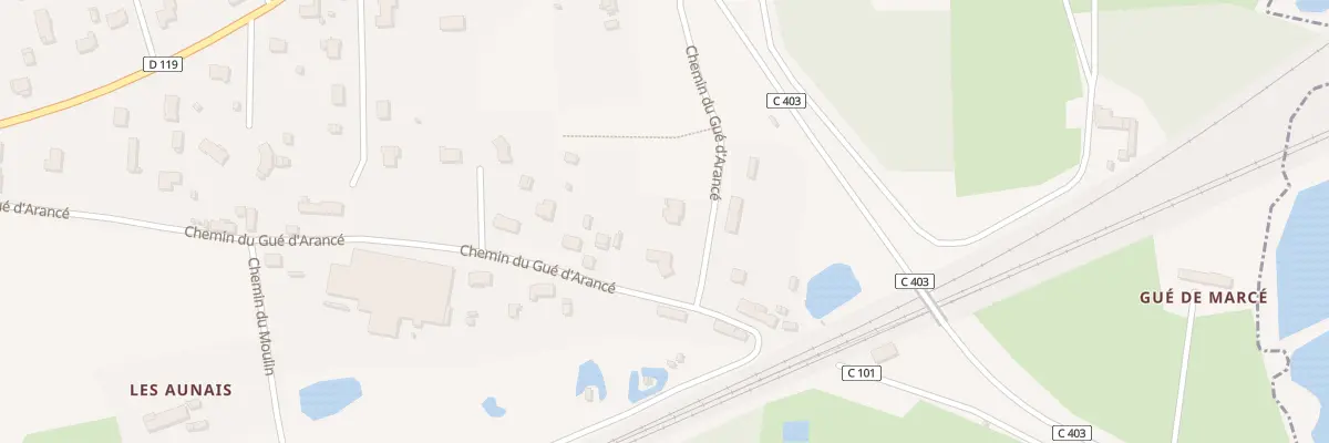 Plan du 29 Che du Gué d’Arancé à Montfort-le-Gesnois