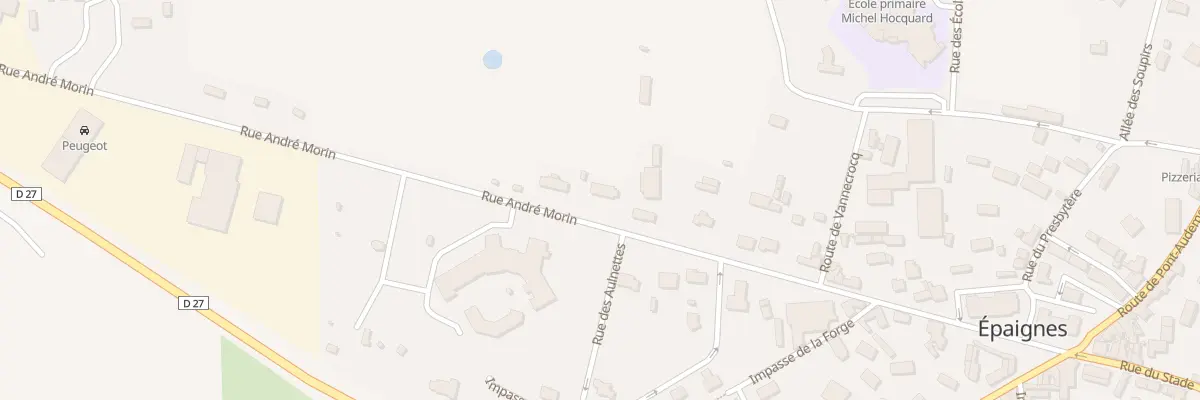 Plan du 26 Rue Andre Morin à Épaignes
