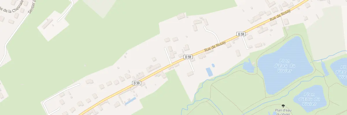 Plan du 92 Rue de Rosay à Bonnétable