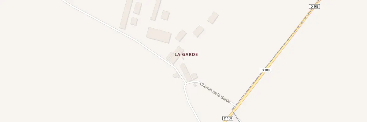 Plan du 5162 La Garde à Civray