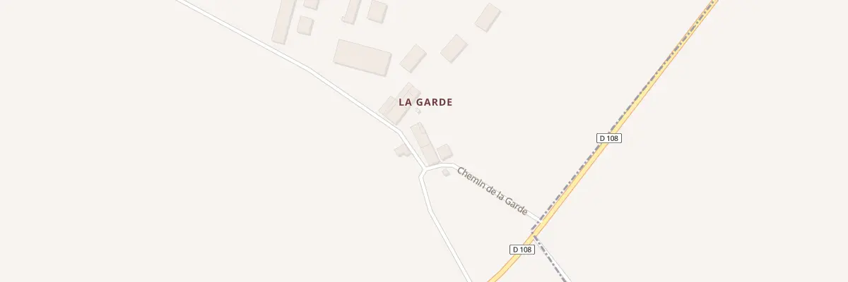 Plan du 5161 La Garde à Savigné