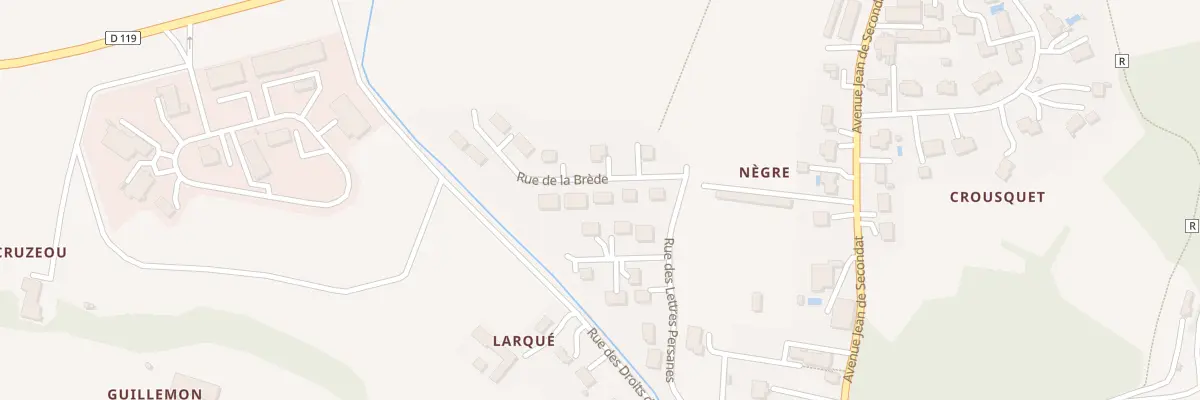 Plan du 71 Rue de la Brède à Montesquieu