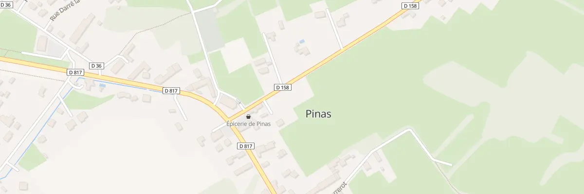 Plan du 4 Rte de Villeneuve à Pinas