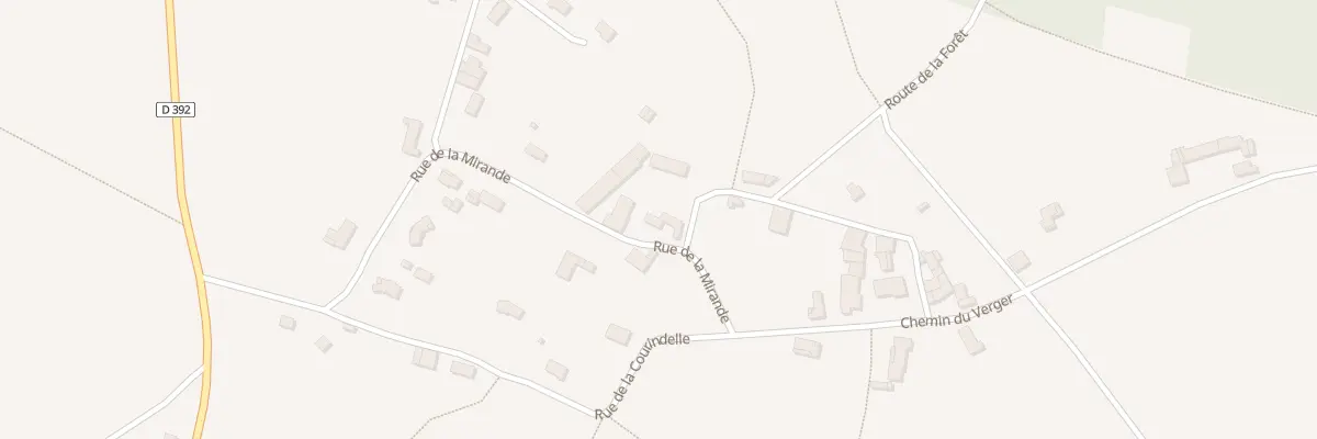 Plan du 423 Rue de la Mirande à Marillac-le-Franc