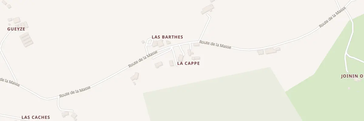 Plan du 1084 Rte de la Masse à Clermont-Dessous