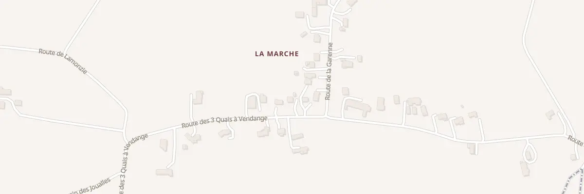 Plan du 64 Rte des Trois Quais A Vendange à Saint-Laurent-des-Vignes