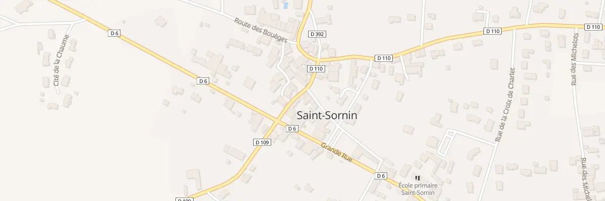 Plan du 6 Rte de Mazerolles à Saint-Sornin