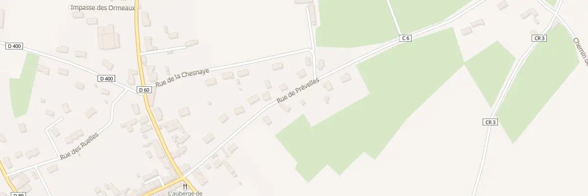 Plan du 16 Rte de Prevelles à Saint-Célerin