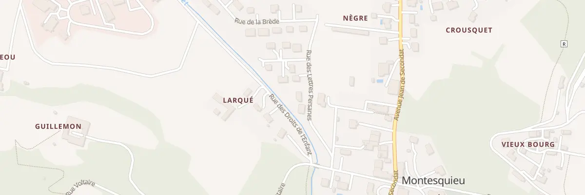 Plan du 133 Rue des Lettres Persanes à Montesquieu