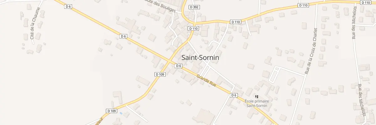 Plan du 30 Grande Rue à Saint-Sornin