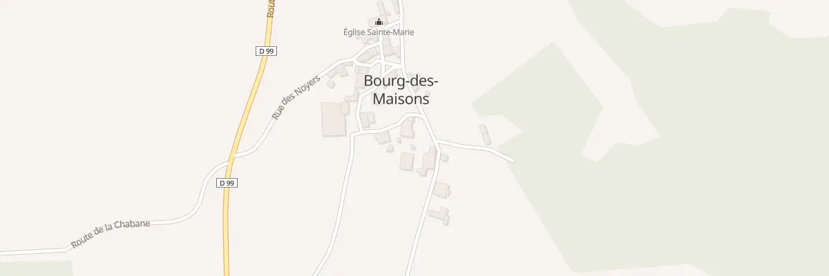 Plan du 34A Le Bourg Ouest à Bourg-des-Maisons