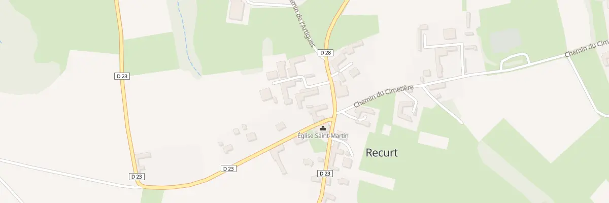 Plan du 5 Rte de Boulogne à Recurt