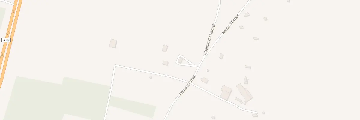 Plan du 1009 Rte d’Orbec à La Goulafrière