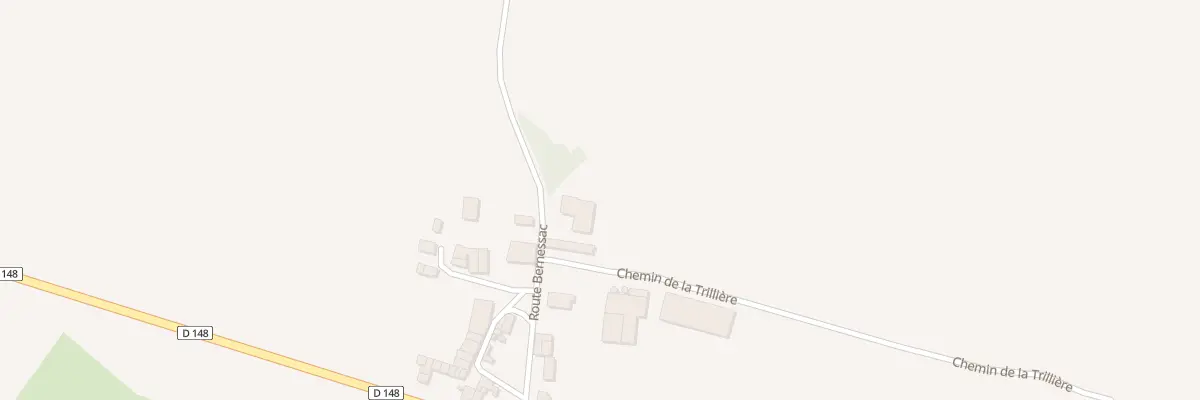 Plan du 1 Che de la Trillière à Charroux