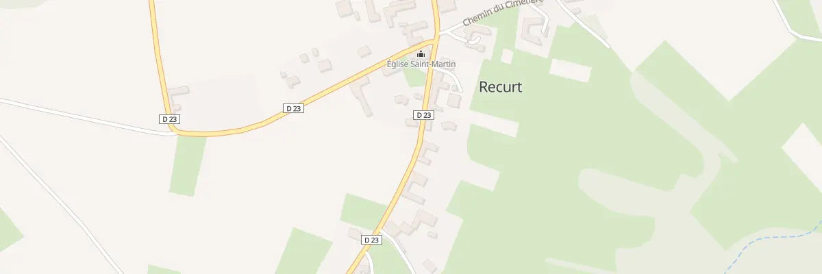Plan du 4 Qua au Bourg à Recurt