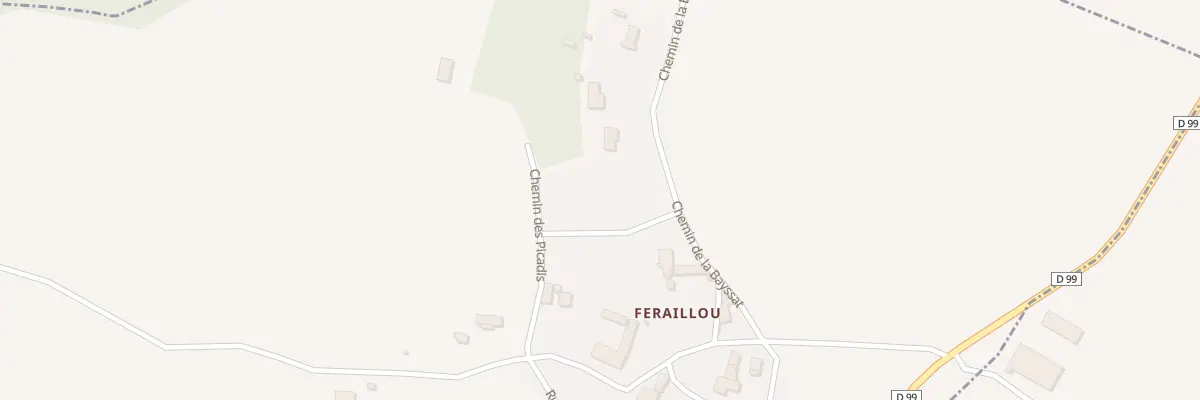 Plan du 9001 Feraillou à Bourg-des-Maisons