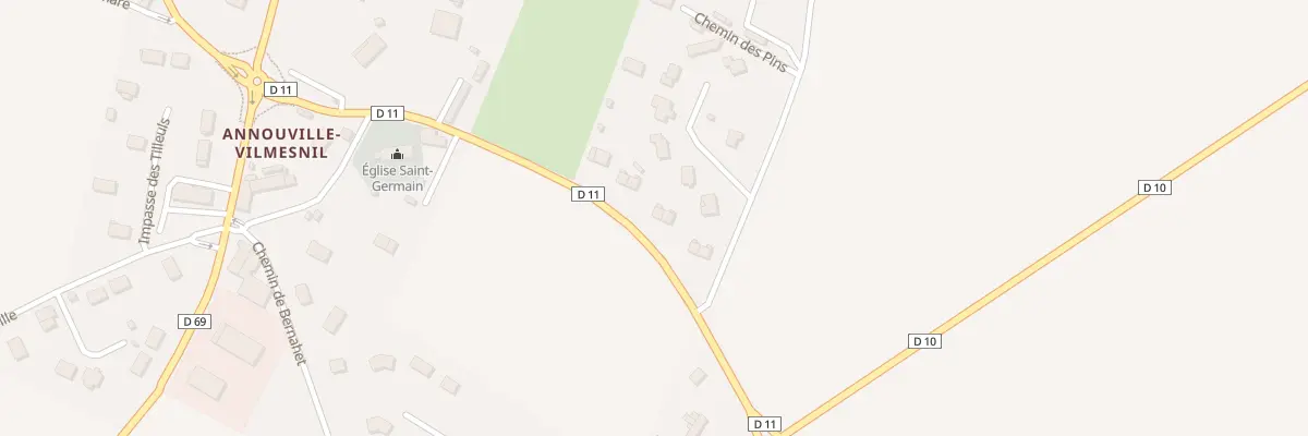 Plan du 13 Rte du Manoir à Annouville-Vilmesnil