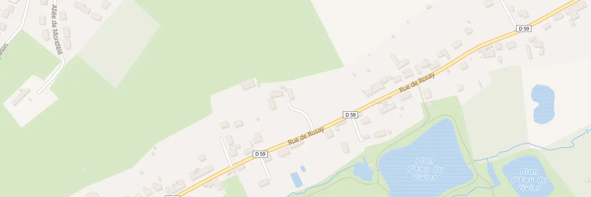 Plan du 104 Rue de Rosay à Bonnétable