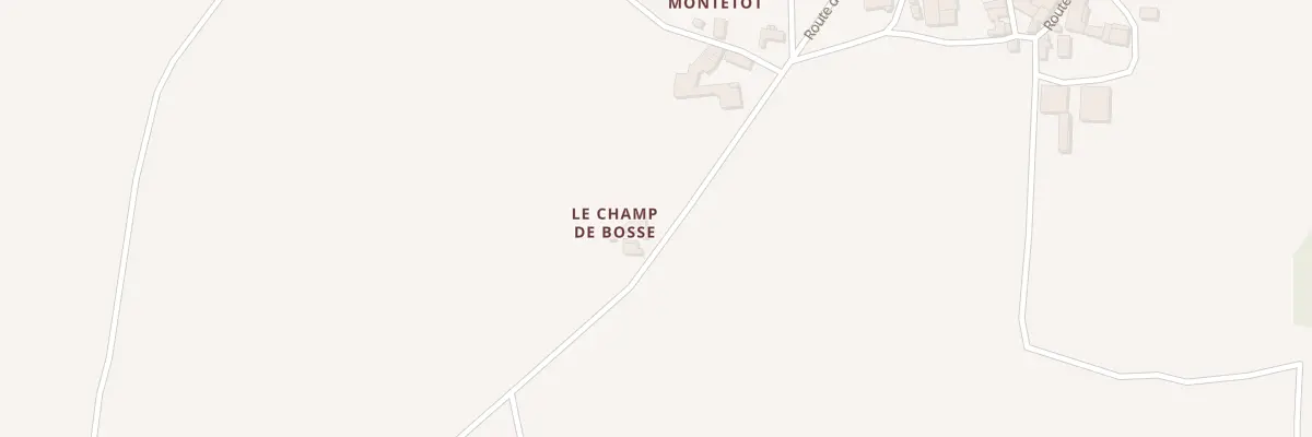 Plan du 5064 Le Champ de Bosse à Parzac