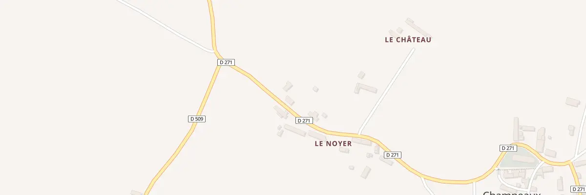 Plan du 34 Le Noyer à Champeaux-sur-Sarthe