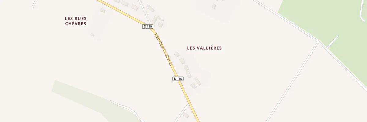 Plan du 134 Les Vallieres à Theneuil