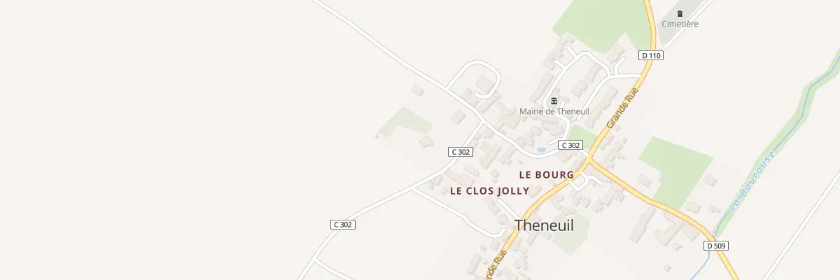 Plan du 124 Le Bourg à Theneuil