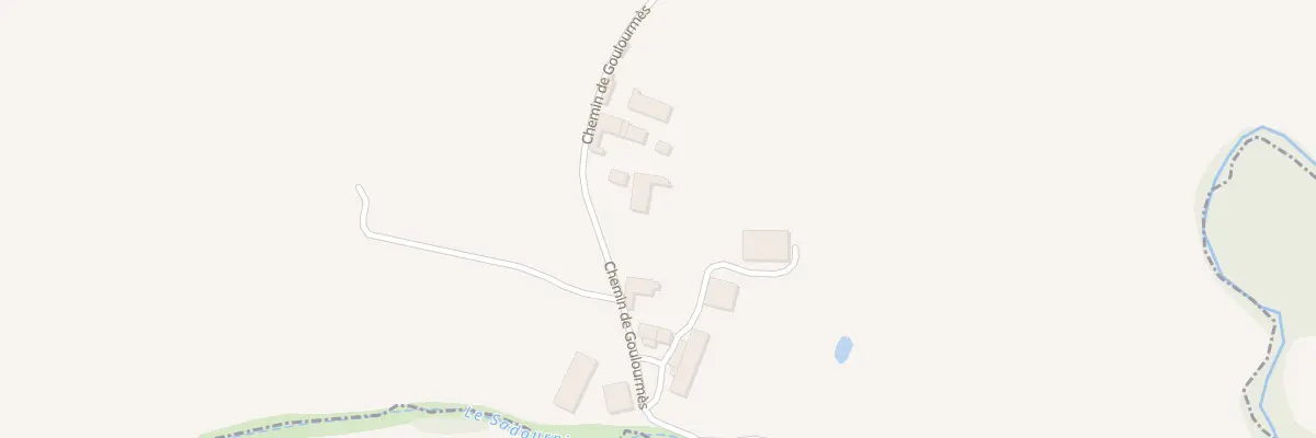 Plan du 5034 Goulourmes à Duffort