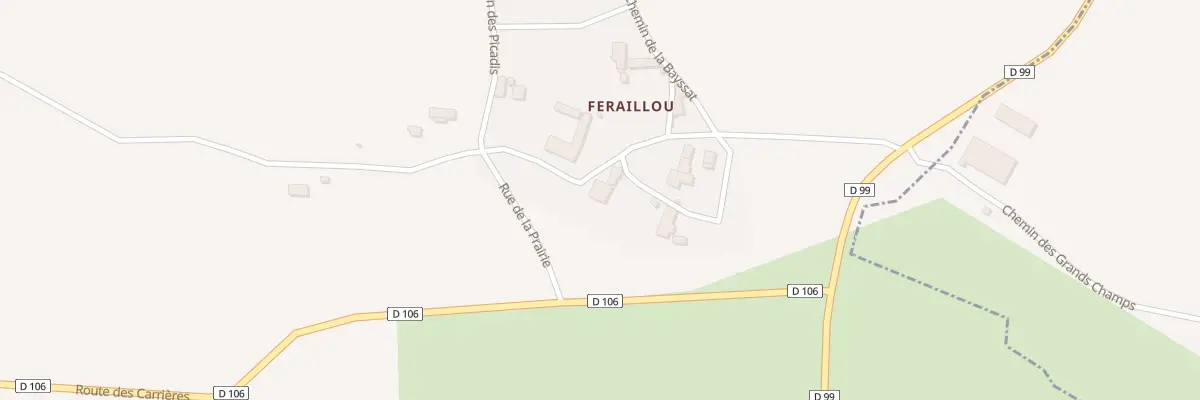 Plan du 25 Feraillou à Bourg-des-Maisons