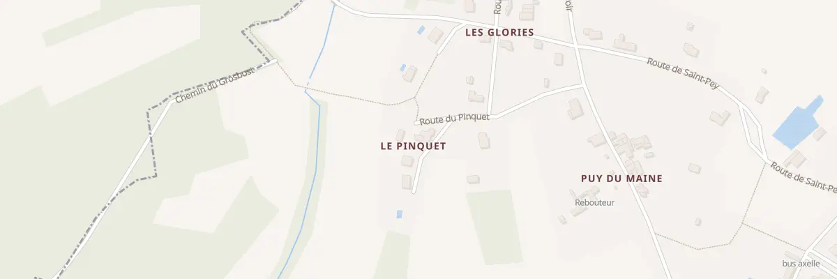 Plan du 2A Imp du Pinquet à Douchapt
