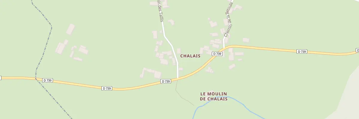 Plan du 2 Che des Taillis à Saint-Claud