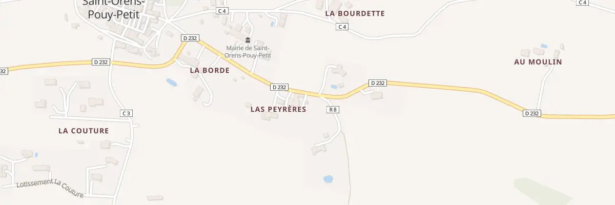 Plan du 5032 A Las Peyreres à Saint-Orens-Pouy-Petit
