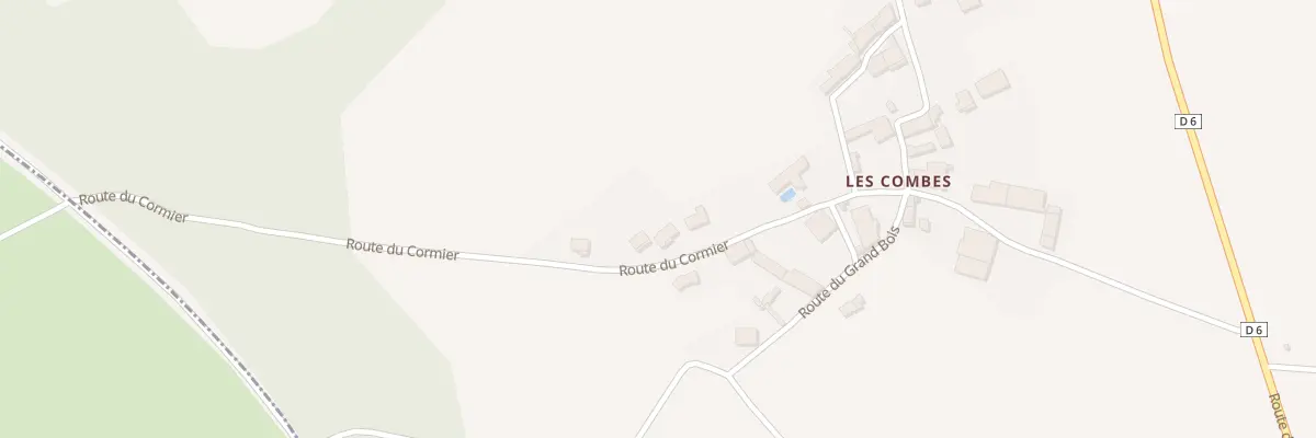 Plan du 6 Rte du Cormier à Saint-Sornin