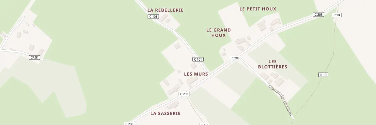 Plan du 682 Rue de la Cannetiere à Bonnétable