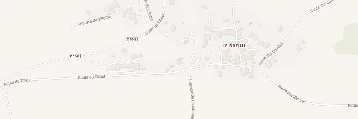 Plan du 1 Rte du Tilleul à Saint-Victor